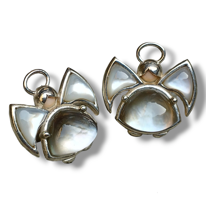 Orecchini a lobo "Angeli dell'intelligenza" - margangels.com