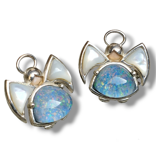 Orecchini a lobo "Angeli dell'impossibile" - margangels.com